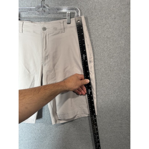 Grand Slam Shorts Mens 34 Gray Golf Chino Casual Lightweight Stretch Preppy - Picture 3 of 10